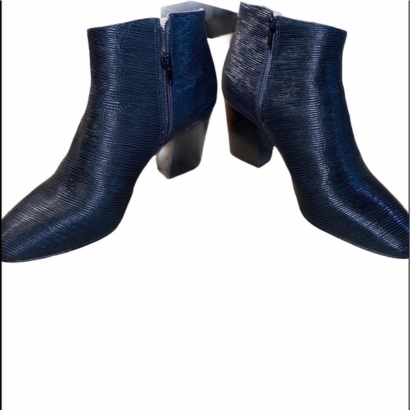 Klub Nico Black Leather Bernarda Booties size  9M - Picture 5 of 9